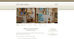 Desktop Screenshot of elkcreekgallery.com